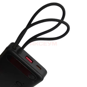Внешний Аккумулятор Hoco J171 10000 mAh (22.5W, 20W, PD, Type-C, кабель Type-C, LCD) Черный