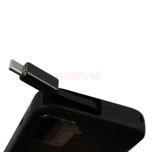 Внешний Аккумулятор Hoco Q51 10000 mAh (20W, PD, Type-C, встроенный кабель Type-C, дисплей) Черный