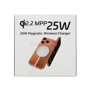 Беспроводное зарядное для смартфона/гарнитуры/iWatch (MagSafe/QI2.2/25W/Type-C)