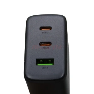 Сетевая зарядка USB/Type-C Hoco C160A (65W/QC3.0/PD/3 порта) черная