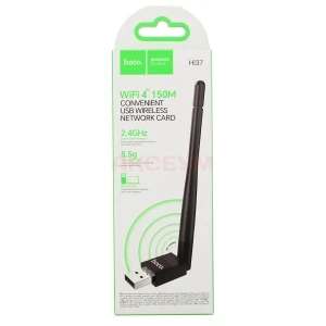 USB-адаптер Wi-Fi адаптер Hoco HI37 (черный)