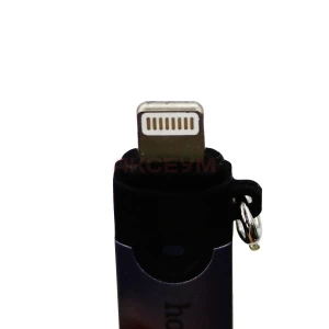 Адаптер Lightning - Type-C Hoco UA46A (серый)