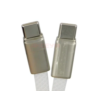 Кабель Type-C - Type-C Hoco X125 (3A/60W/PD/оплетка нейлон) белый