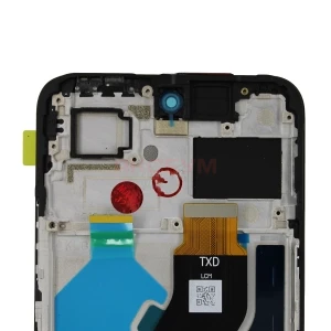 Дисплей с рамкой для Tecno Spark 30 5G с тачскрином (черный) - Оригинал