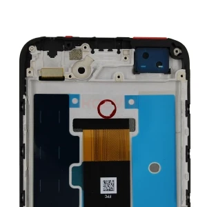 Дисплей с рамкой для Tecno Spark 30 5G с тачскрином (черный) - Оригинал