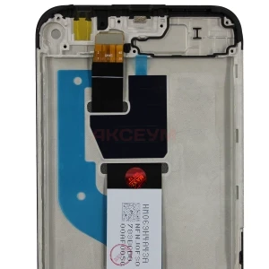 Дисплей с рамкой для Xiaomi Redmi 15C 4G/Poco C85 4G с тачскрином (черный) - Оригинал