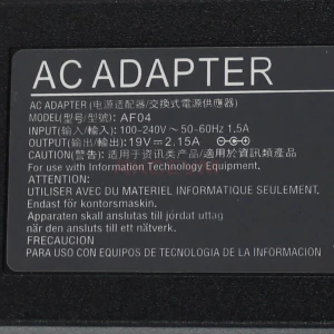 Блок питания для ноутбуков Acer 19V, 2.15A, 40W (5.5*1.7) - Стандарт