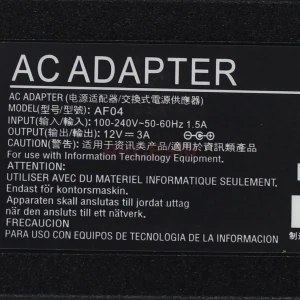 Блок питания для ноутбуков Asus 12V, 3A, 36W (4.8х1.7) - Стандарт