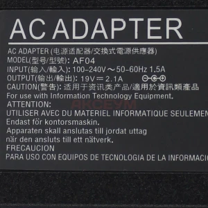 Блок питания для ноутбуков Asus 19V, 2.1A, 40W (2.5х0.7) - Стандарт