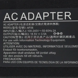 Блок питания для ноутбуков HP 18.5V, 3.5A, 65W (4.8х1.7) - Стандарт