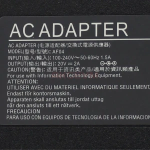 Блок питания для ноутбуков Lenovo 20V, 2A, 40W (5.5х2.5) - Стандарт