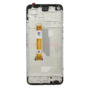 Дисплей с рамкой для Realme 9i с тачскрином (черный) - In-Cell