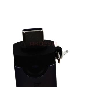 Переходник Type-C - USB Hoco UA46C (серый)