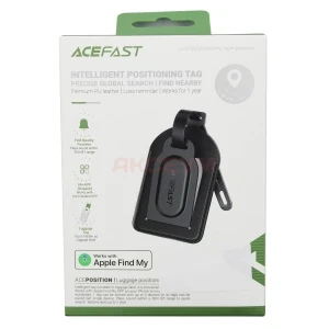 GPS трекер метка Acefast S5 (для багажа) черный