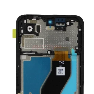 Дисплей с рамкой для Tecno Spark Go 2 с тачскрином (черный) - Оригинал