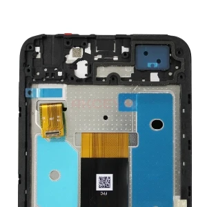 Дисплей с рамкой для Tecno Spark Go 2 с тачскрином (черный) - Оригинал