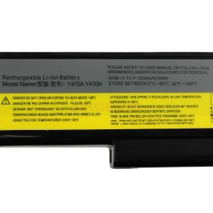 Аккумулятор L10P6F01 для ноутбука Lenovo IdeaPad Y470 Y470G Y470A Y470D 5200 mAh