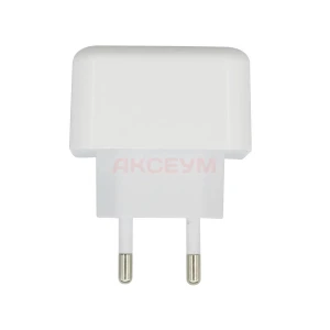 Сетевая зарядка Type-C для iPhone USB-C + С Power Adapter (35W/PD/2 порта Type-C) белая - Оригинал