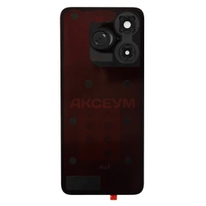 Задняя крышка для Xiaomi Poco M6 4G (черная) - Премиум