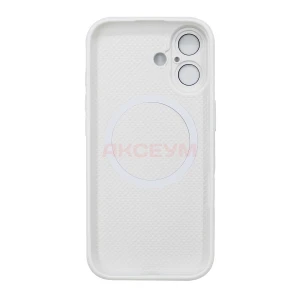 Чехол накладка для iPhone 17 MagSafe SM021 (белый)