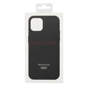 Чехол для iPhone 13 MagSafe MagSafe Silicone с анимацией (чёрный)