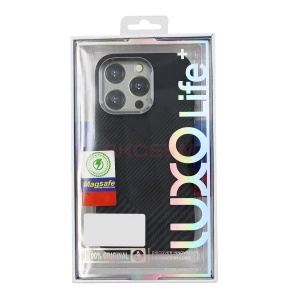 Чехол накладка для iPhone 16 Pro Luxo 124 (черный)