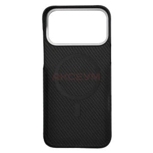 Чехол накладка для iPhone 17 Pro Max SM028 Carbon (черный)