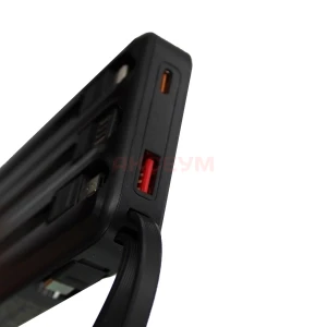 Внешний аккумулятор Hoco J156 10000mAh (22.5W/PD20W/USB/Type-C/Micro/Lightning) (черный)