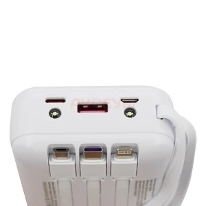 Внешний аккумулятор LQ DX467 20000mAh (22.5W/PD20W/QC3.0/USB/Type-C/Lightning) (белый)