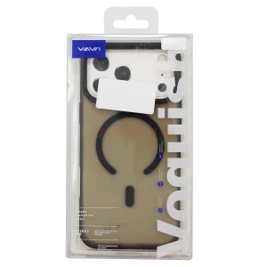 Чехол накладка для iPhone 17 Pro Max SM042 MagSafe (черный)
