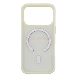 Чехол накладка для iPhone 17 Pro SM042 MagSafe (белый)