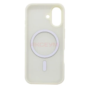 Чехол накладка для iPhone 17 SM042 MagSafe (белый)