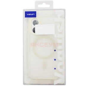 Чехол накладка для iPhone 17 SM042 MagSafe (белый)