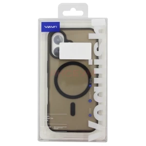 Чехол накладка для iPhone 17 SM042 MagSafe (черный)