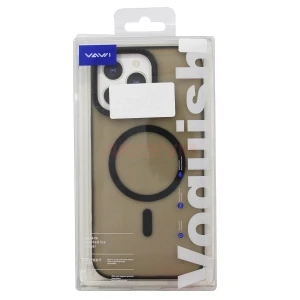 Чехол накладка для iPhone 16 Pro Max SM042 MagSafe (черный)