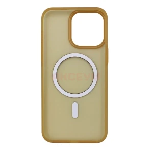 Чехол накладка для iPhone 16 Pro SM042 MagSafe (коричневый)