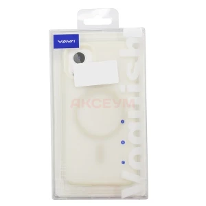Чехол накладка для iPhone 11 SM042 MagSafe (белый)
