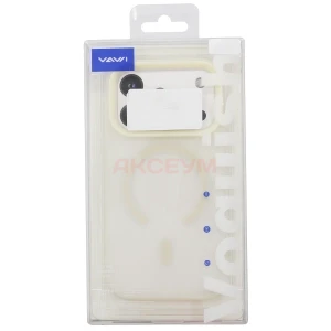 Чехол накладка для iPhone 17 Pro Max SM042 MagSafe (белый)