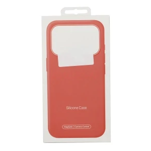 Чехол для iPhone 17 Pro MagSafe ORG Silicone Case с анимацией (гуава)
