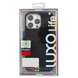 Чехол накладка для iPhone 16 Pro Max Luxo 124 (черный)
