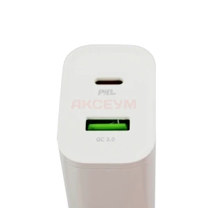 Зарядное устройство USB/Type-C Hoco C80A Plus (20W/QC3.0/PD/2 порта) белое