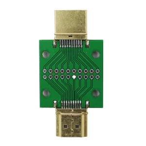 Разъем HDMI (штекер-штекер) на плате (20 pin, 2,54 мм)