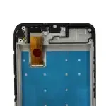 Дисплей с рамкой для Honor X7d 4G с тачскрином (черный) - Оригинал