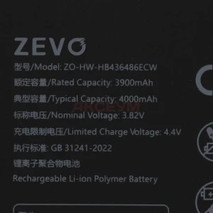Аккумулятор HB436486ECW для Huawei P20 Pro/Mate 20/Mate 10/Mate 10 Pro/Honor View 20/Honor 20 Pro - Zevo