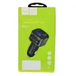 Автомобильное зарядное USB Hoco E67 (18W/QC3.0/2USB/FM модулятор/Bluetooth) черное