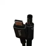 Кабель Type-C - DC 5.5 Hoco X129 (оплетка нейлон/1 м) черный